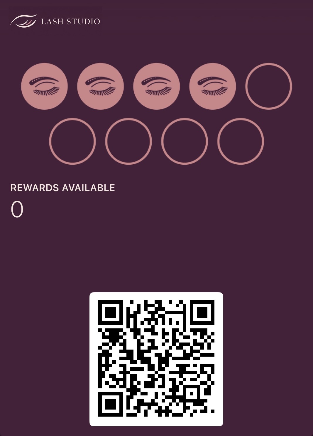 استوديوهات الرموش loyalty card