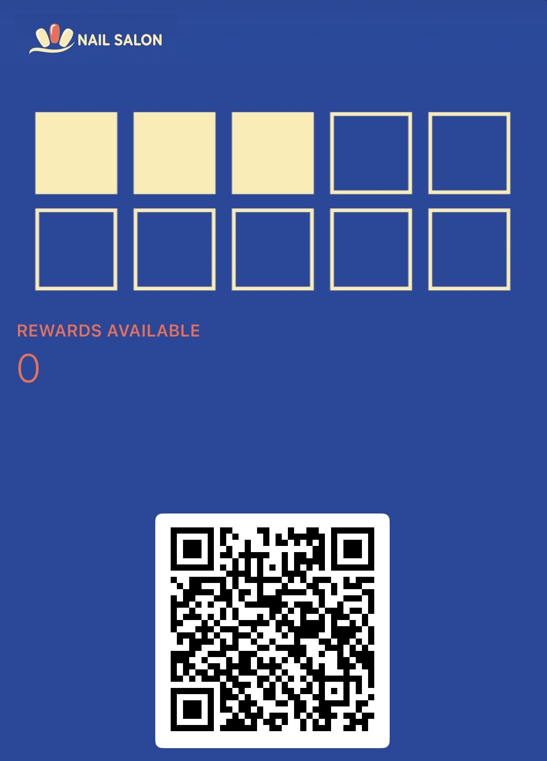 صالونات الأظافر loyalty card