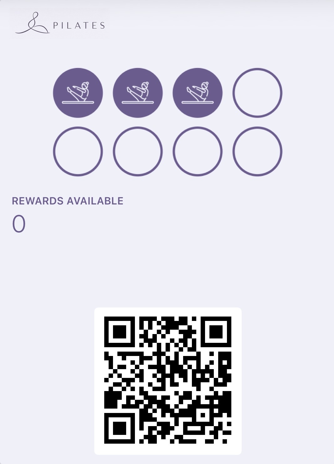 استوديوهات البيلاتس loyalty card