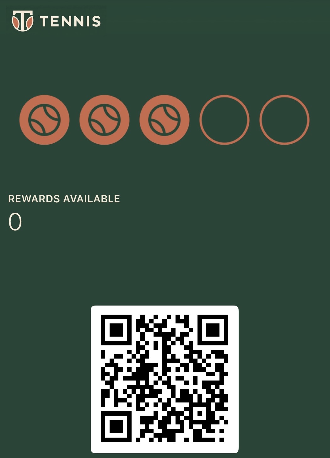 ملاعب التنس والبادل loyalty card